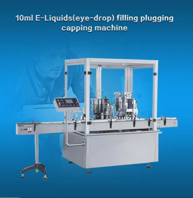 E-liquid filling machines for small bottle production