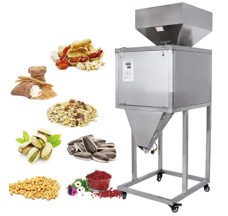 Gravimetric weight filling machines for accurate pack weights