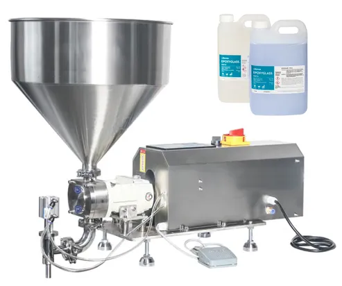 Lubricant bottle filling machines for oils and industrial fluids