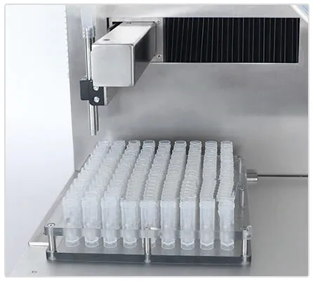 Vial filling machines for small containers and samples